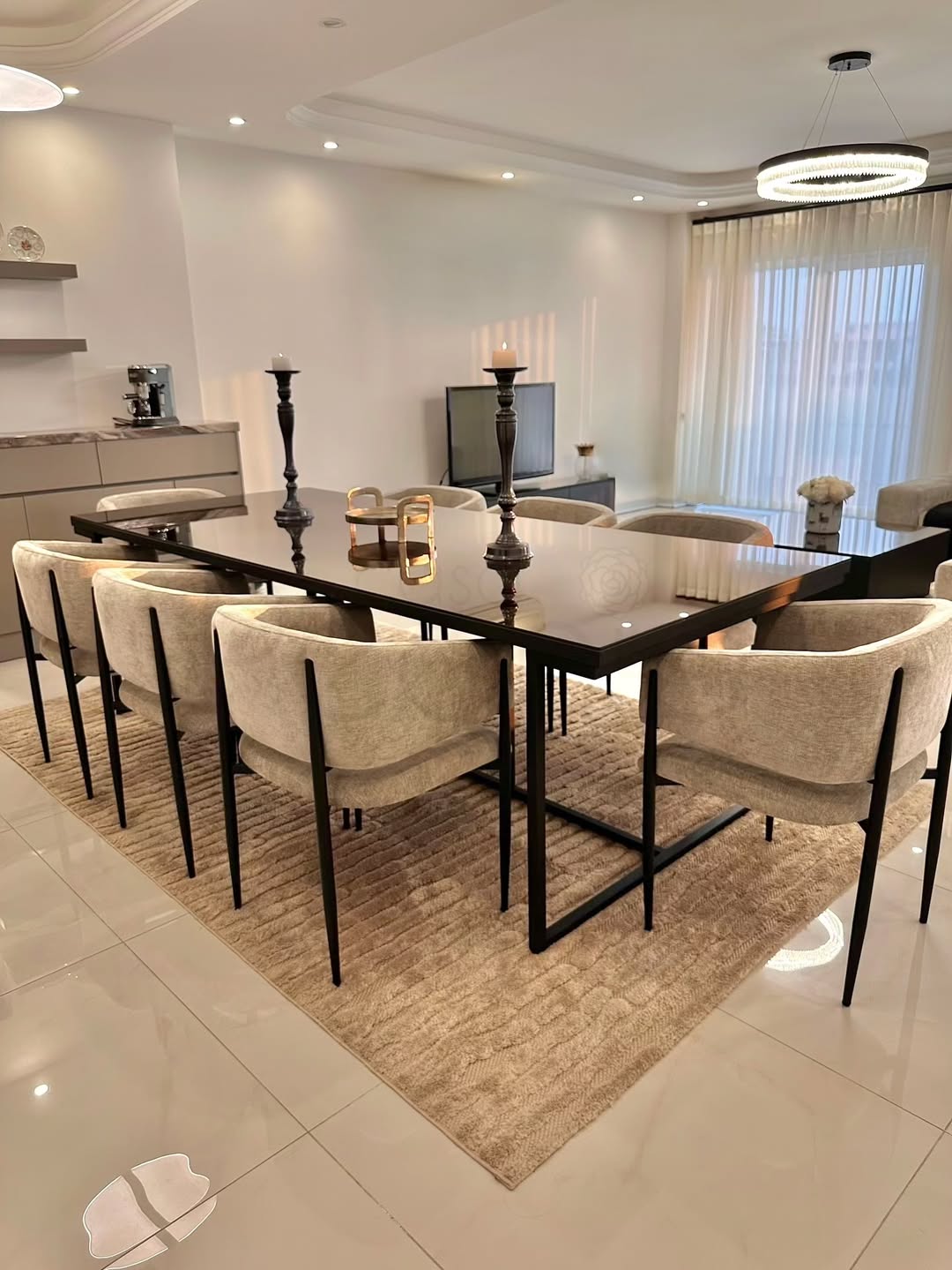 میز نهارخوری مدرن مدل کونیک